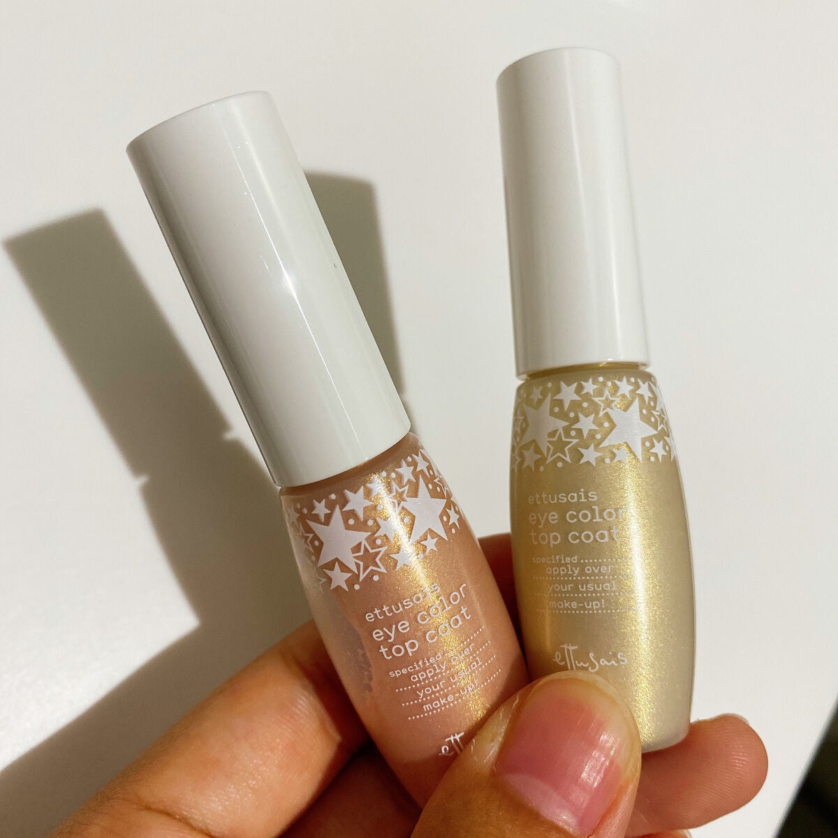 アイカラートップコート/ettusais/リキッドアイシャドウを使ったクチコミ(2枚目)