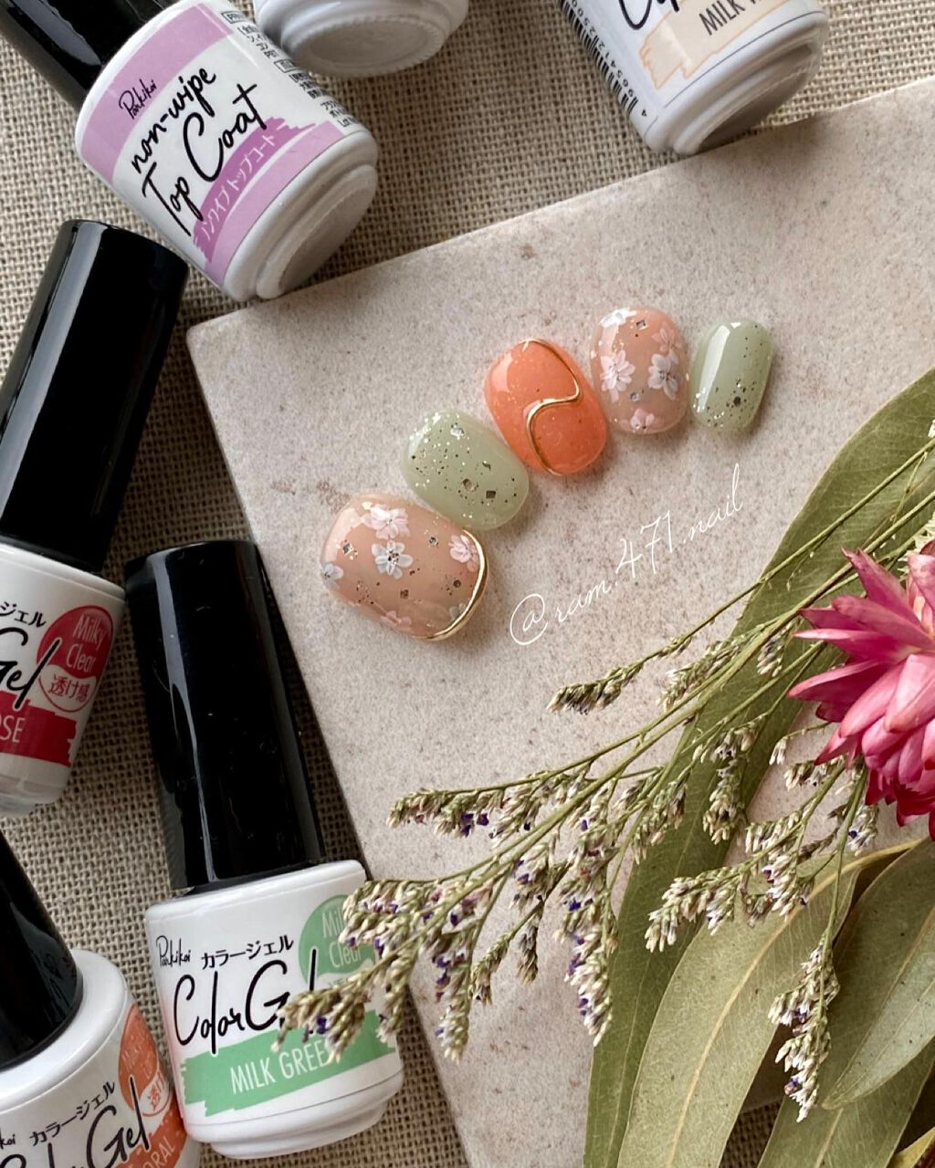 パル カラージェル/キャンドゥ/ジェルネイルを使ったクチコミ(1枚目)