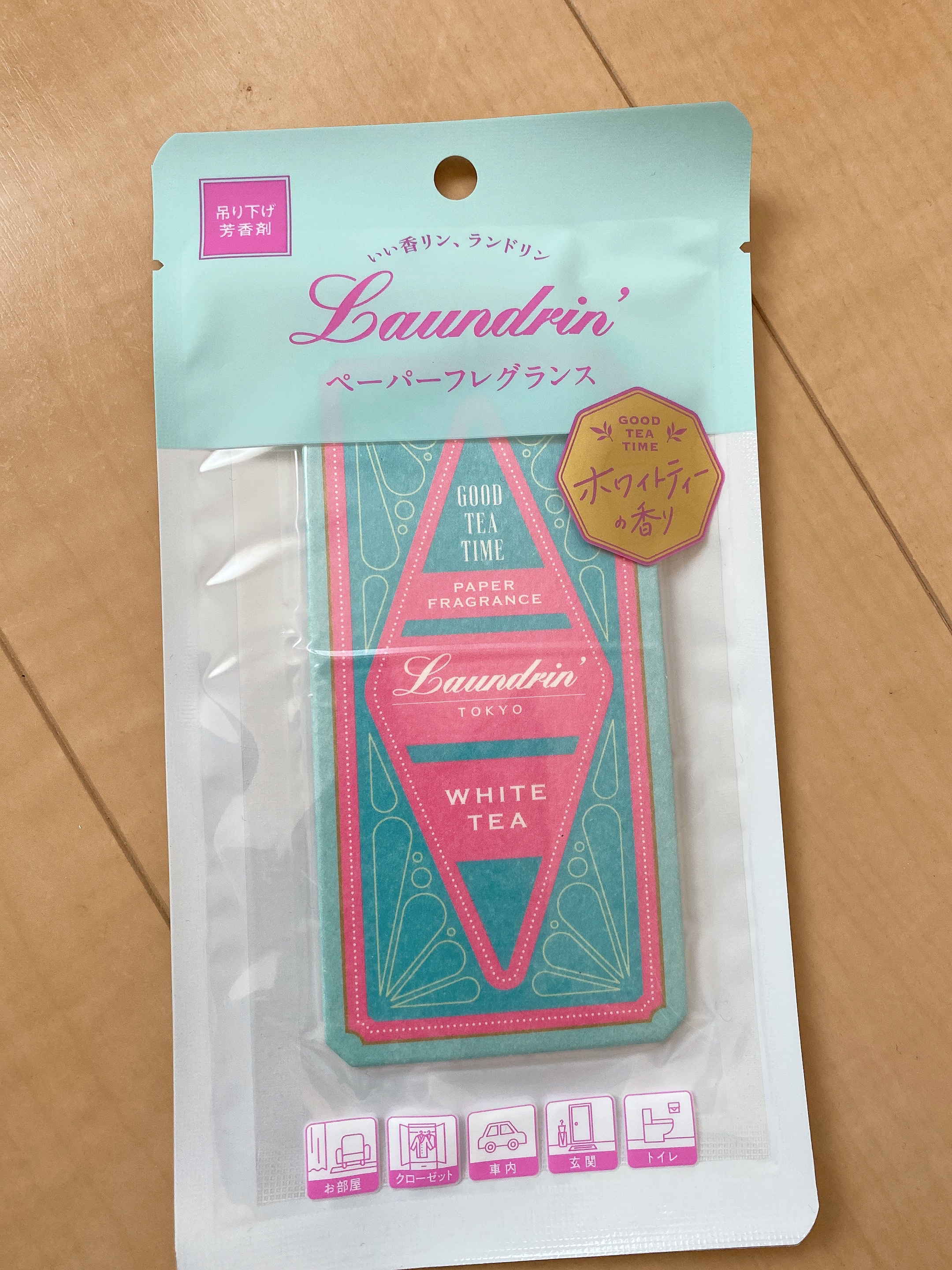 ペーパーフレグランス ホワイトティーの香り/ランドリン/その他を使ったクチコミ（3枚目）