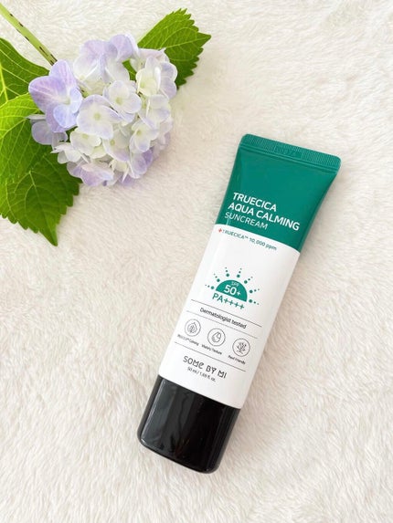 TRUECICA アクアカーミング日焼け止め/SOME BY MI/日焼け止めクリームを使ったクチコミ(4枚目)