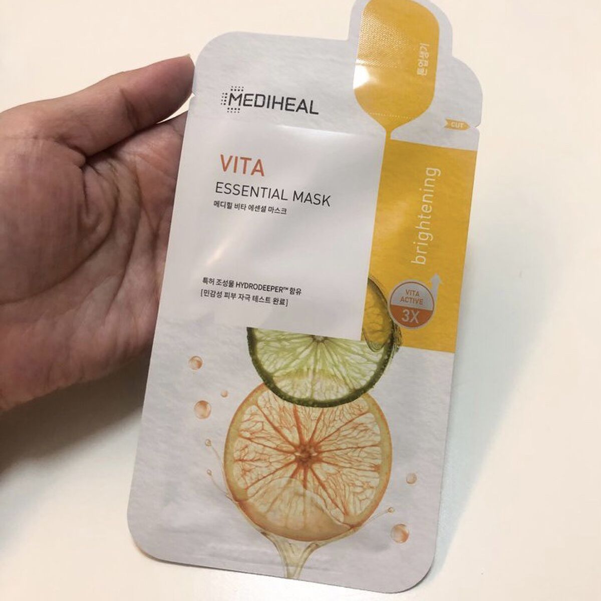 ビタミンＣ エッセンシャルマスククリアトーニング/MEDIHEAL/シートマスク・パックを使ったクチコミ（1枚目）