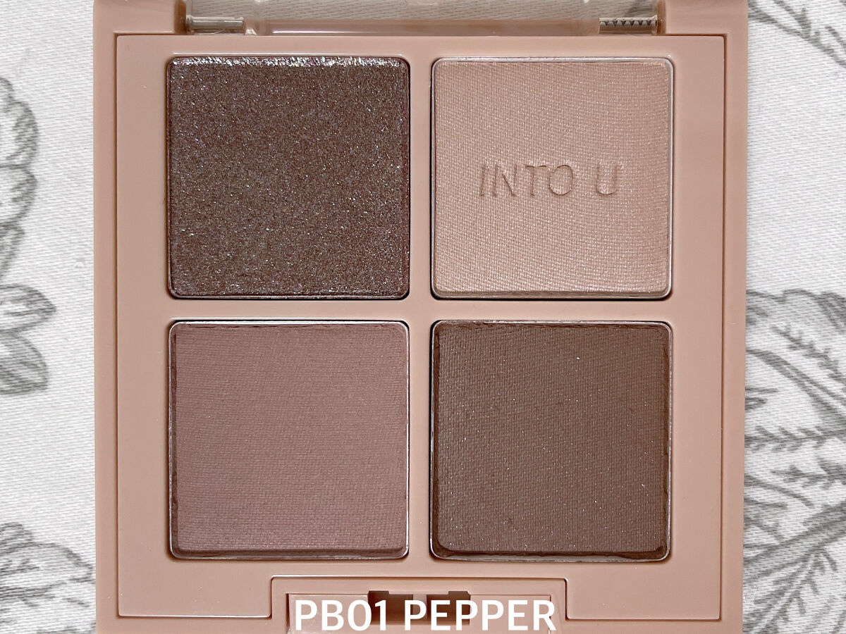 テイスティングライフアイシャドウパレット PB01/INTO U/アイシャドウパレットを使ったクチコミ（2枚目）
