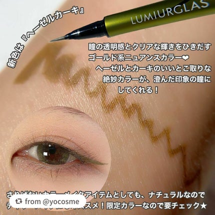 スキルレスライナー/LUMIURGLAS/リキッドアイライナーを使ったクチコミ(2枚目)