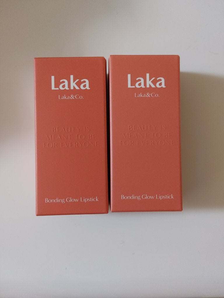 ボンディンググロウリップスティック/Laka/口紅を使ったクチコミ(5枚目)