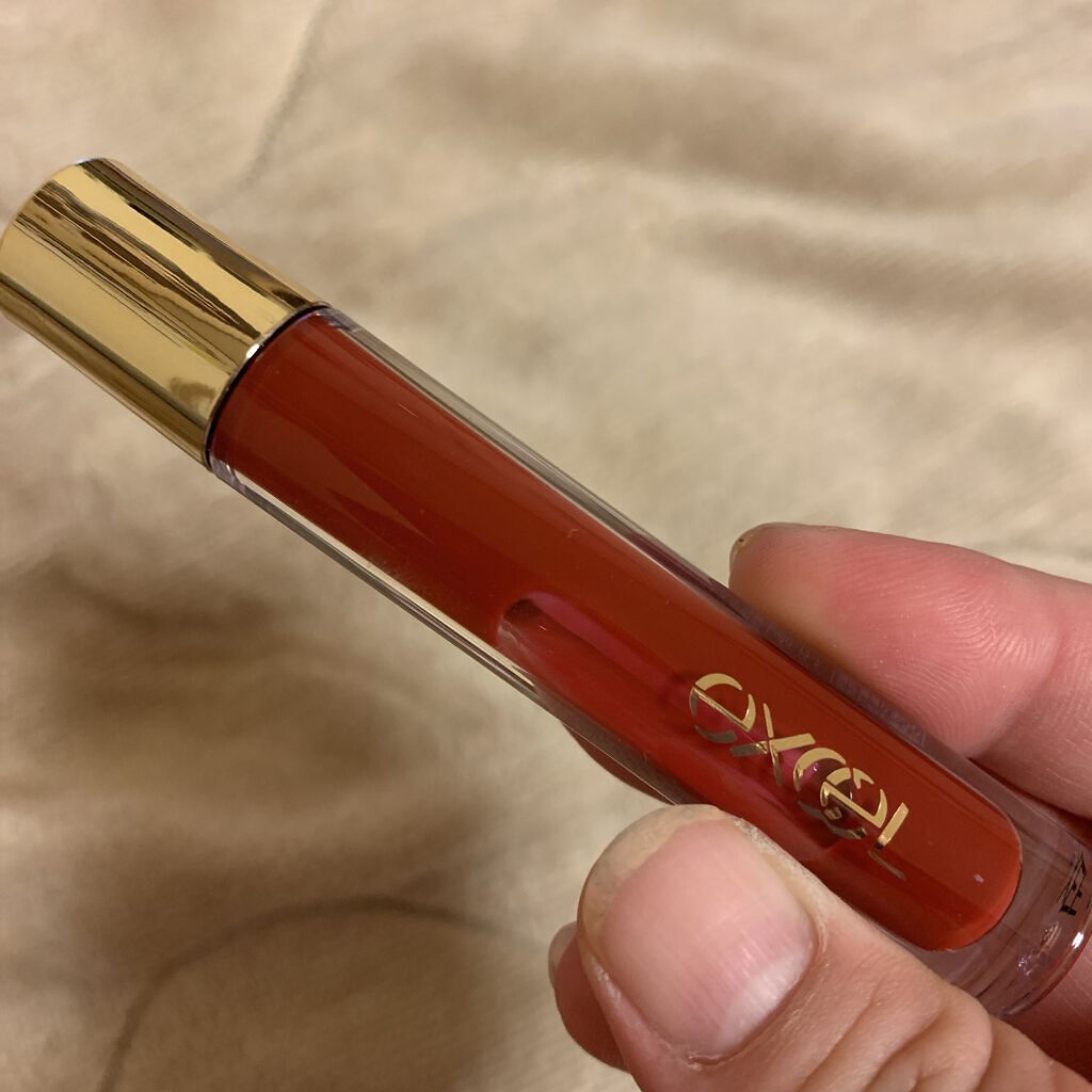 ニュアンスグロスオイル GO04 ドライフィグ/excel/リップグロスを使ったクチコミ（1枚目）