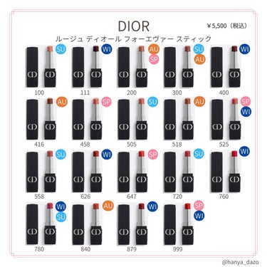 ルージュ ディオール フォーエヴァー スティック/Dior/口紅を使ったクチコミ（1枚目）