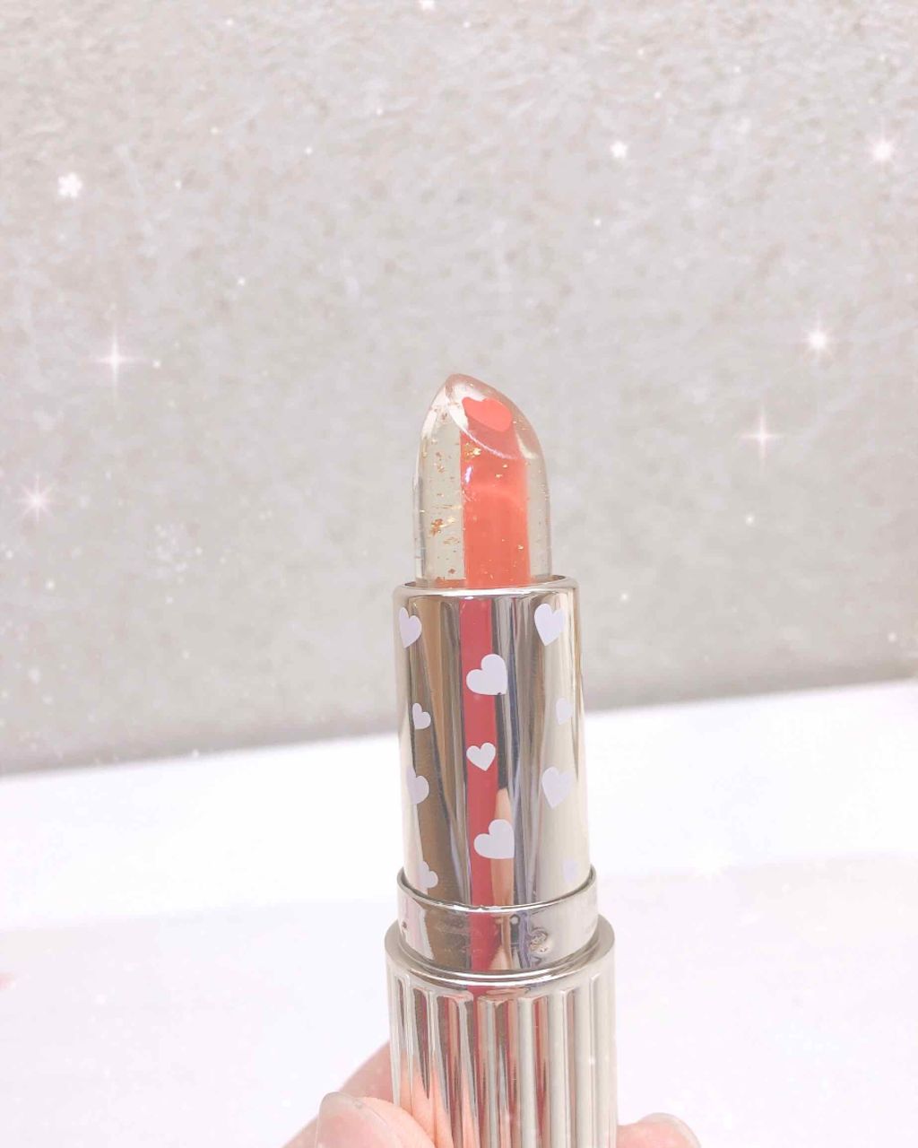 オイルインカラーリップ/JellyKiss/口紅を使ったクチコミ（2枚目）