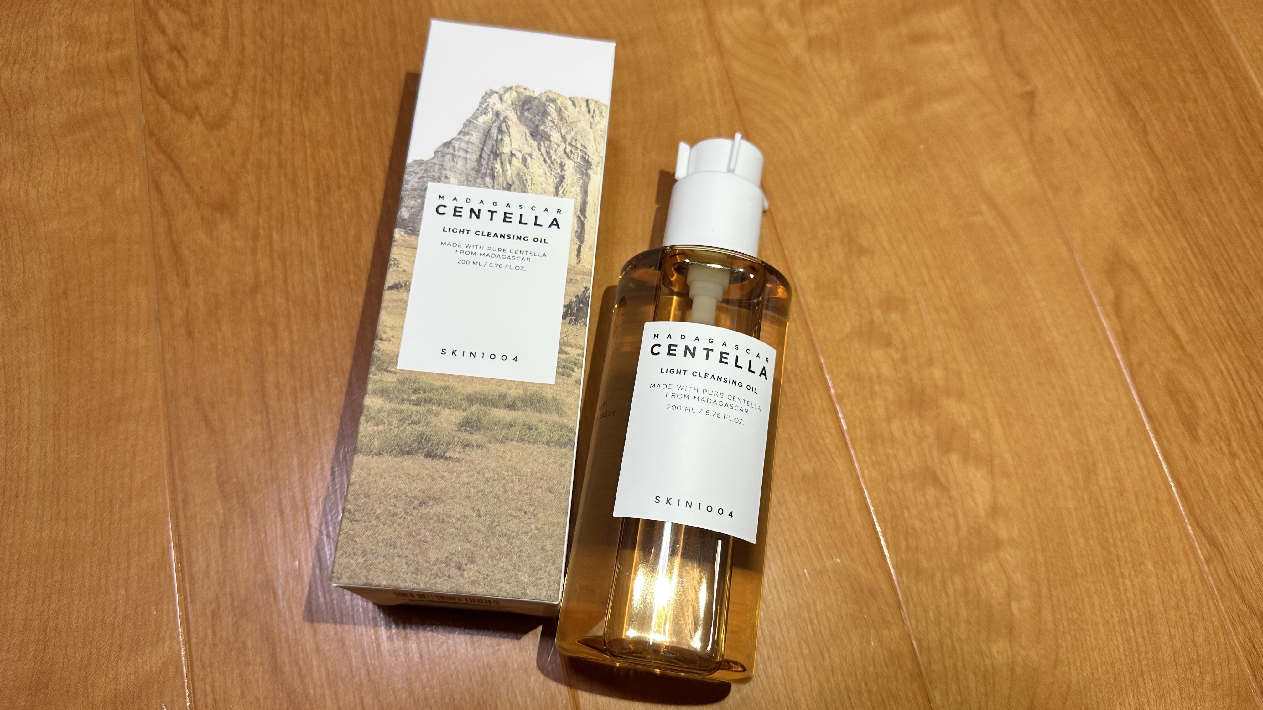 センテラ ライトクレンジングオイル/SKIN1004/オイルクレンジングを使ったクチコミ（1枚目）