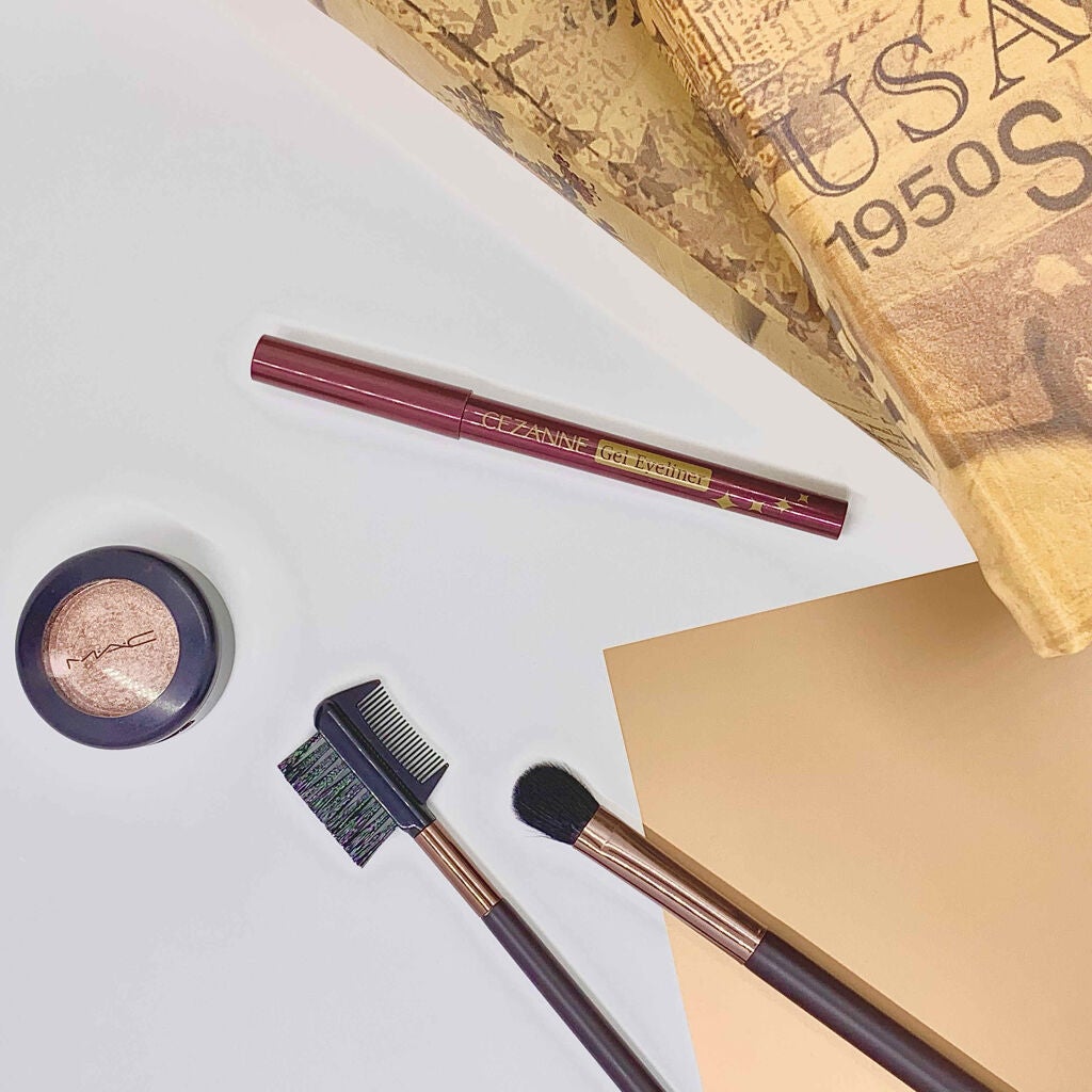 ジェルアイライナー/CEZANNE/ジェルアイライナーを使ったクチコミ(1枚目)