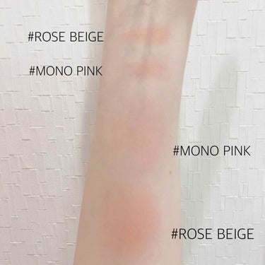 3CE MOOD RECIPE FACE BLUSH  #ROSE BEIGE/3CE/パウダーチークを使ったクチコミ（2枚目）