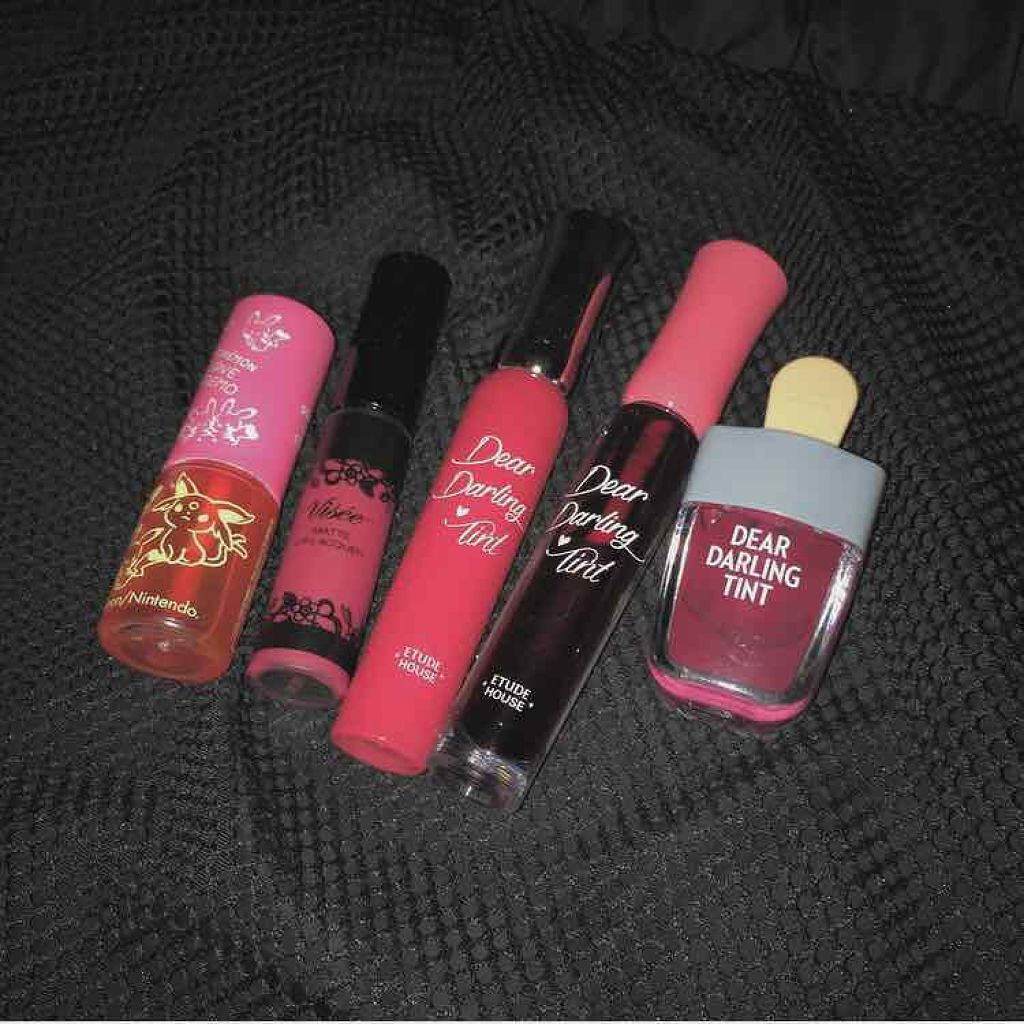 ディアダーリン ウォータージェルティント （アイスティント）/ETUDE/口紅を使ったクチコミ（1枚目）