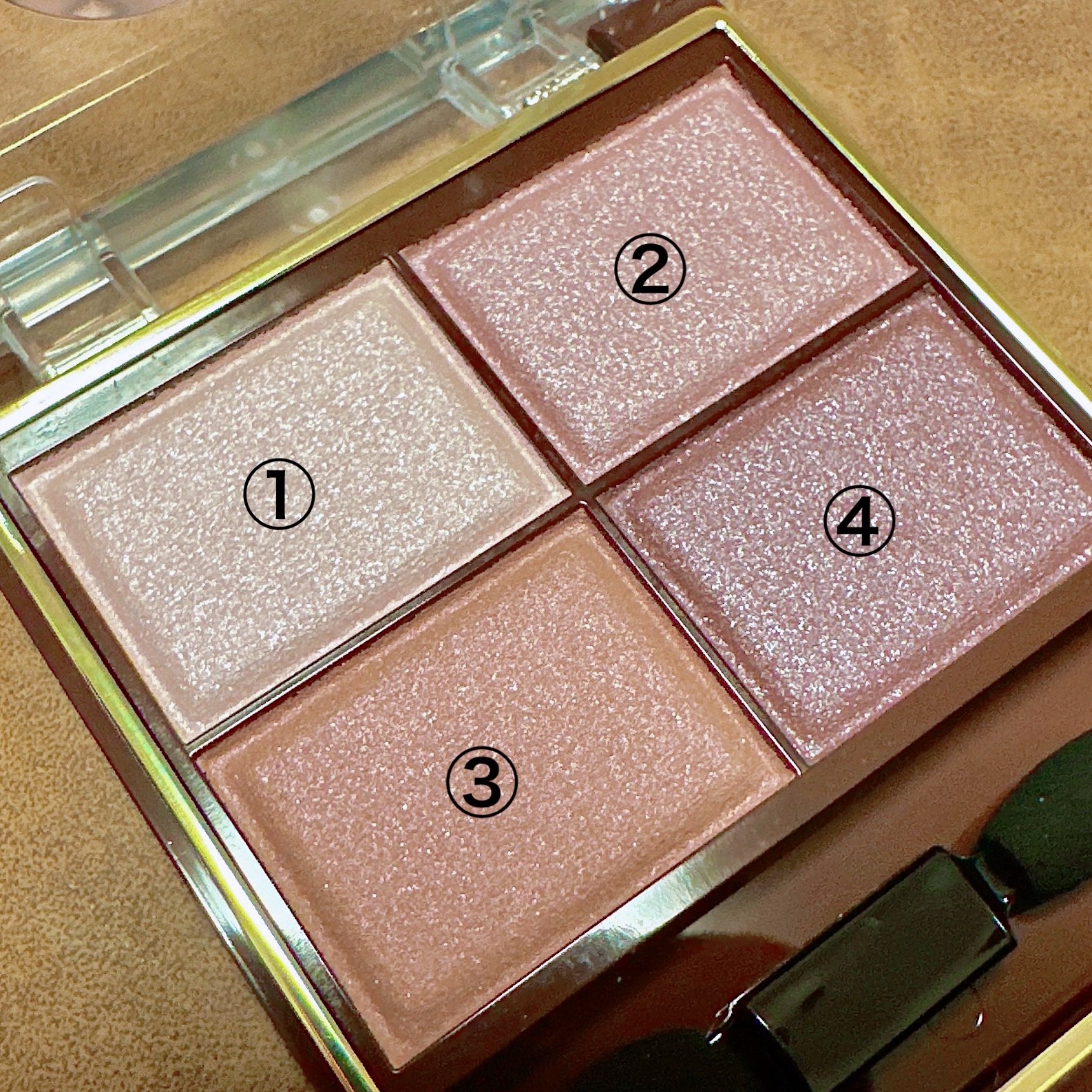 スキニーリッチシャドウ/excel/アイシャドウパレットを使ったクチコミ（2枚目）