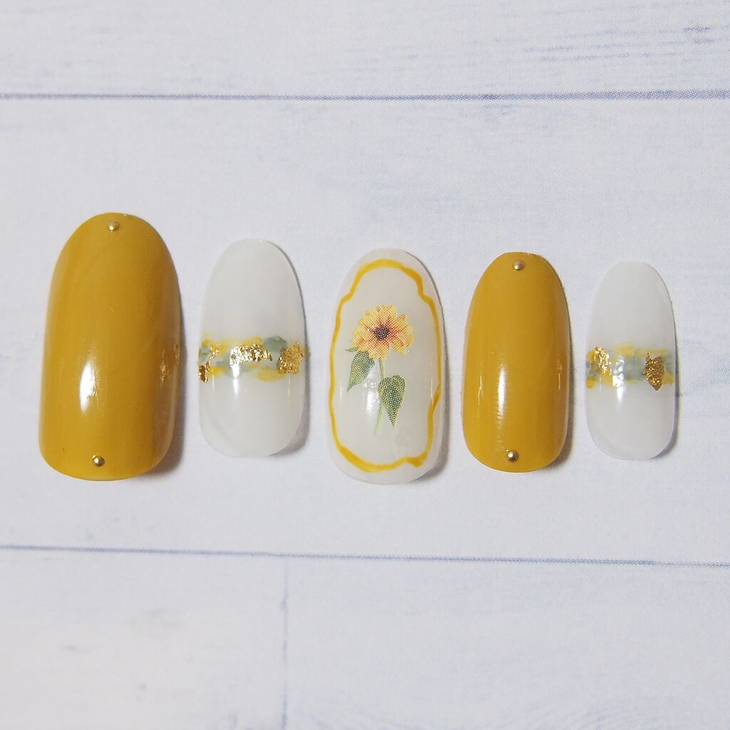 しずくネイルシール/キャンドゥ/ネイルシールを使ったクチコミ（2枚目）