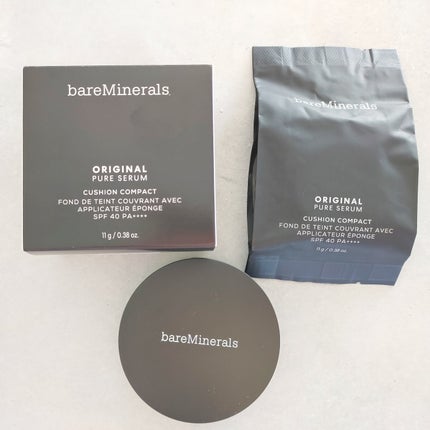 オリジナル ピュア セラム カバーアップ クッション/bareMinerals/クッションファンデーションを使ったクチコミ(3枚目)