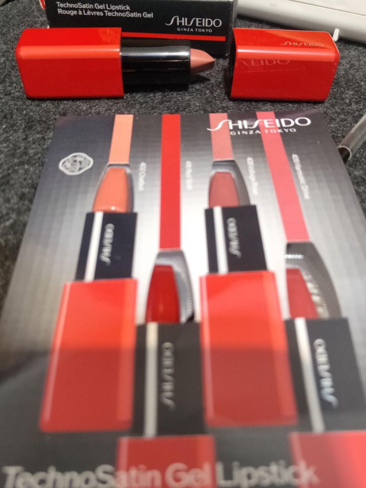 テクノサテン ジェル リップスティック/SHISEIDO/口紅を使ったクチコミ（1枚目）