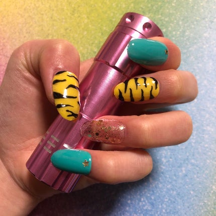 ジェルネイル(ライト対応)/セリア/ジェルネイルを使ったクチコミ(2枚目)