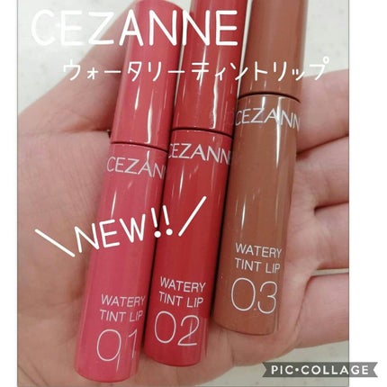 ウォータリーティントリップ/CEZANNE/リップティントを使ったクチコミ(1枚目)