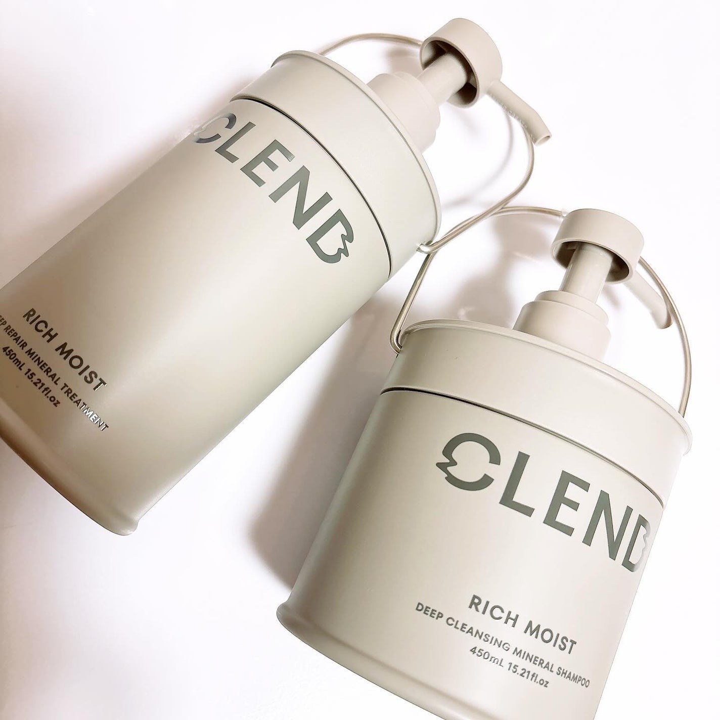 リッチモイスト ディープクレンジング ミネラル シャンプー/ディープリペア ミネラル トリートメント/CLEND/市販シャンプーを使ったクチコミ(1枚目)