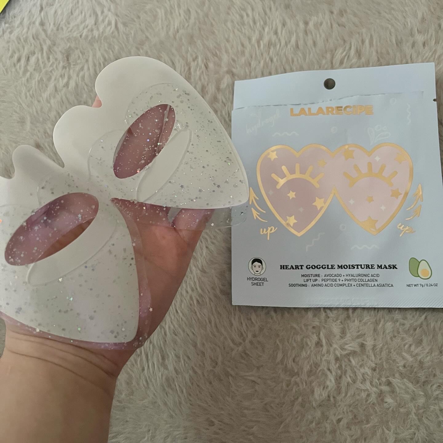 ハートゴーグルマスク/ララレシピ/シートマスク・パックを使ったクチコミ（3枚目）