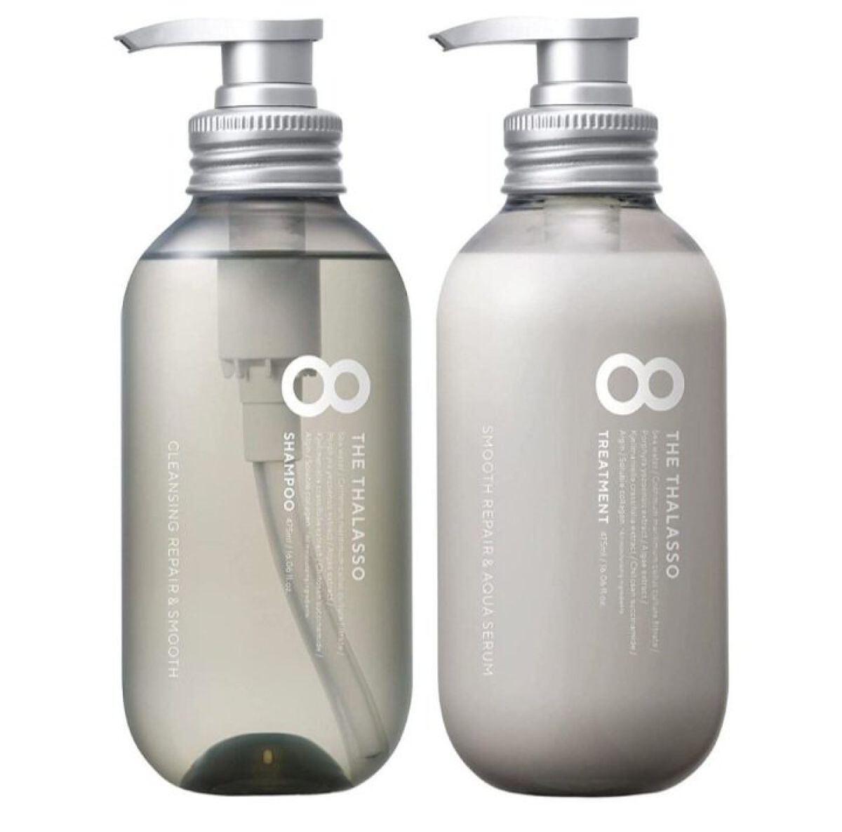 クレンジングリペア＆スムース 美容液シャンプー／スムースリペア＆アクアセラム 美容液トリートメント/エイトザタラソ/市販シャンプーを使ったクチコミ（2枚目）