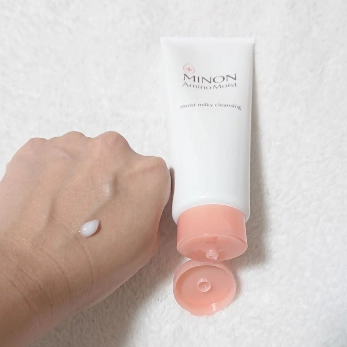 ミノン アミノモイスト モイストミルキィ クレンジング/ミノン/クレンジングクリームを使ったクチコミ(3枚目)