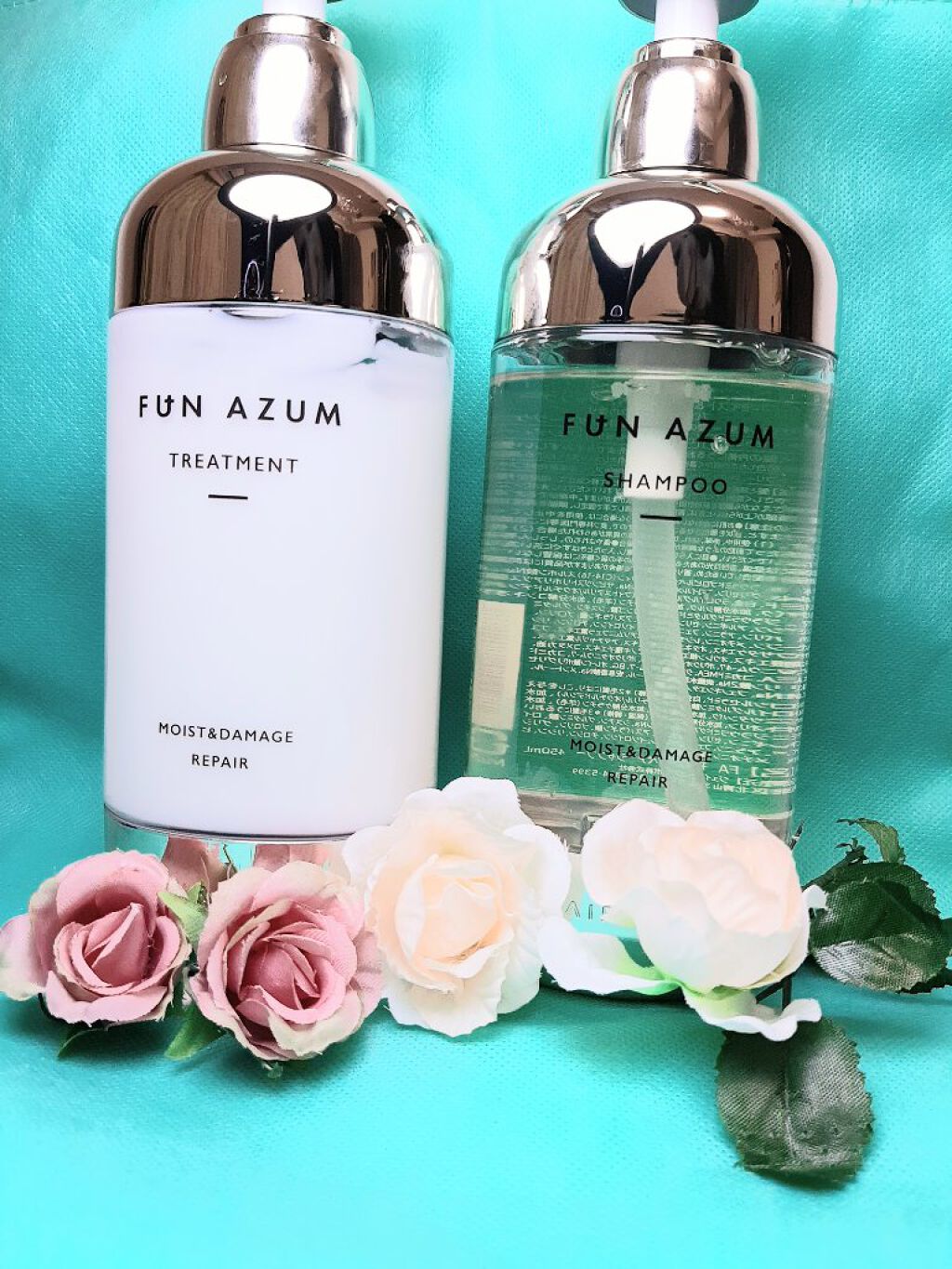 モイスト&ダメージリペア シャンプー/トリートメント/FUN AZUM/市販シャンプーを使ったクチコミ（1枚目）