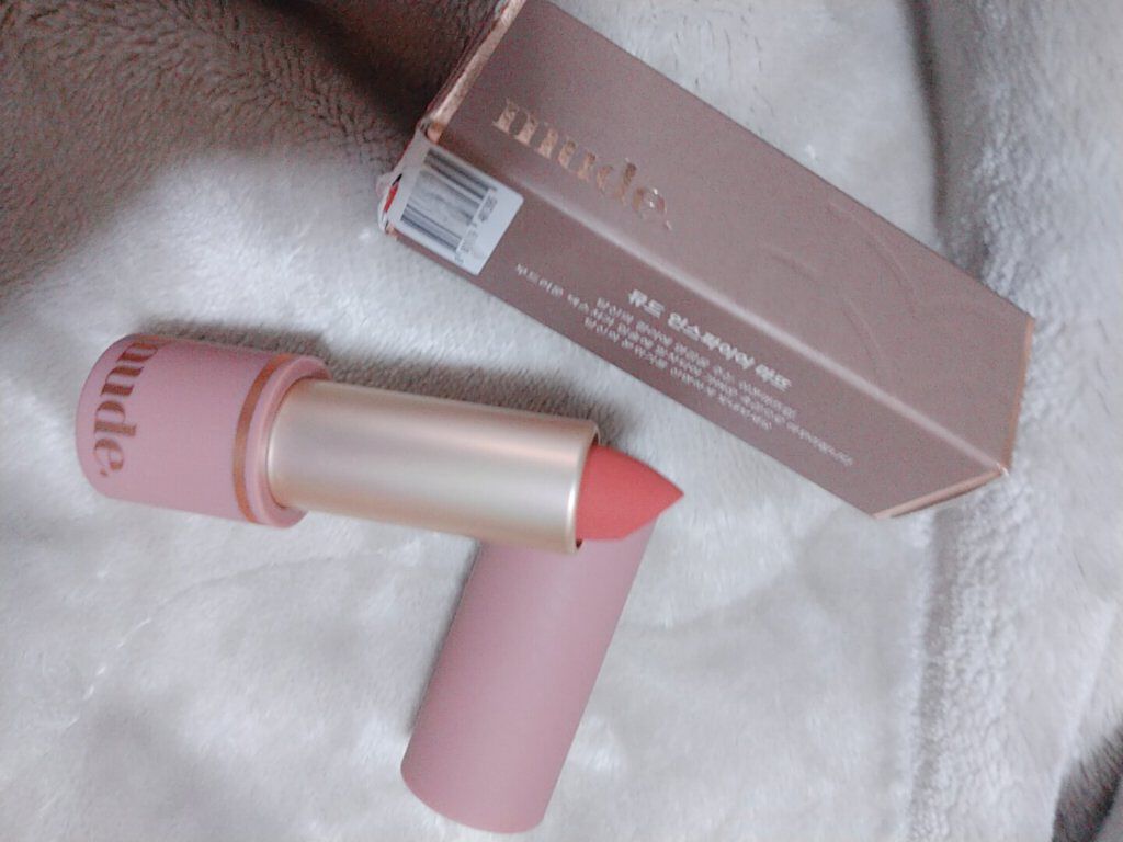 インスパイアマットリップ 01 Clear Muse/mude./口紅を使ったクチコミ（1枚目）