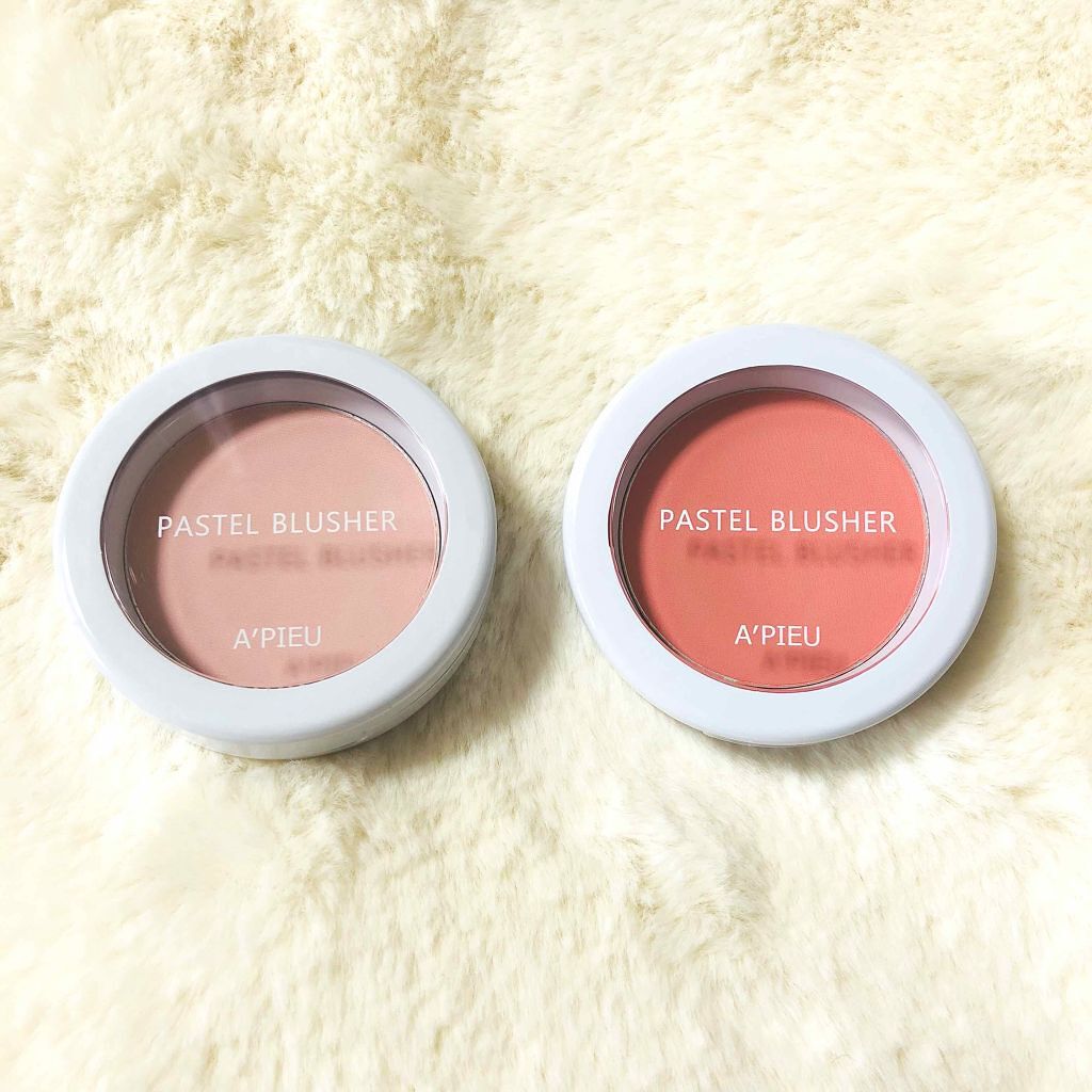 アピュー パステルブラッシャー/A’pieu/パウダーチークを使ったクチコミ(1枚目)