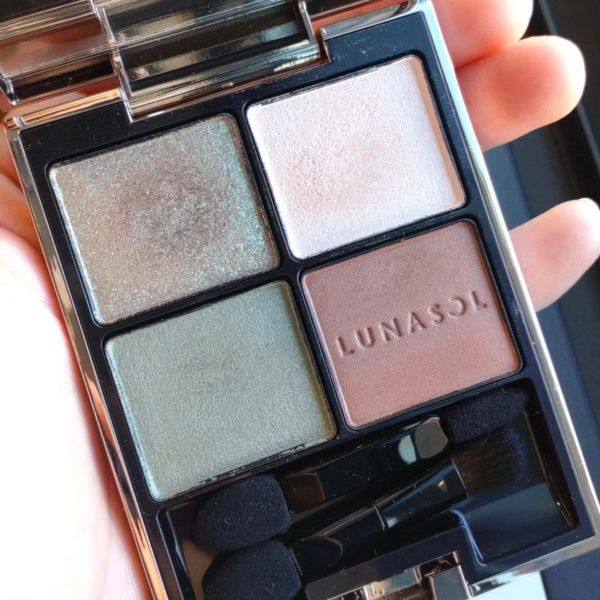 アイカラーレーション EX09（限定発売）/LUNASOL/アイシャドウパレットを使ったクチコミ（2枚目）
