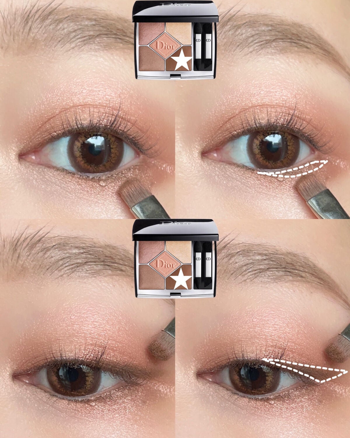 Yurika Ueki on LIPS 「ひとつ前の動画の静止画でのつけ方や色のスウォッチです💓𝐃𝐢𝐨𝐫..」(3枚目)