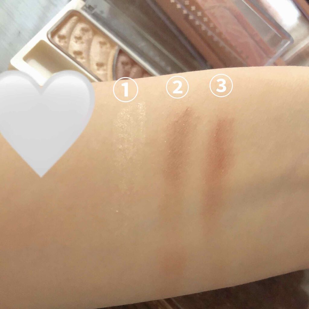 トーンアップアイシャドウ/CEZANNE/アイシャドウパレットを使ったクチコミ（3枚目）