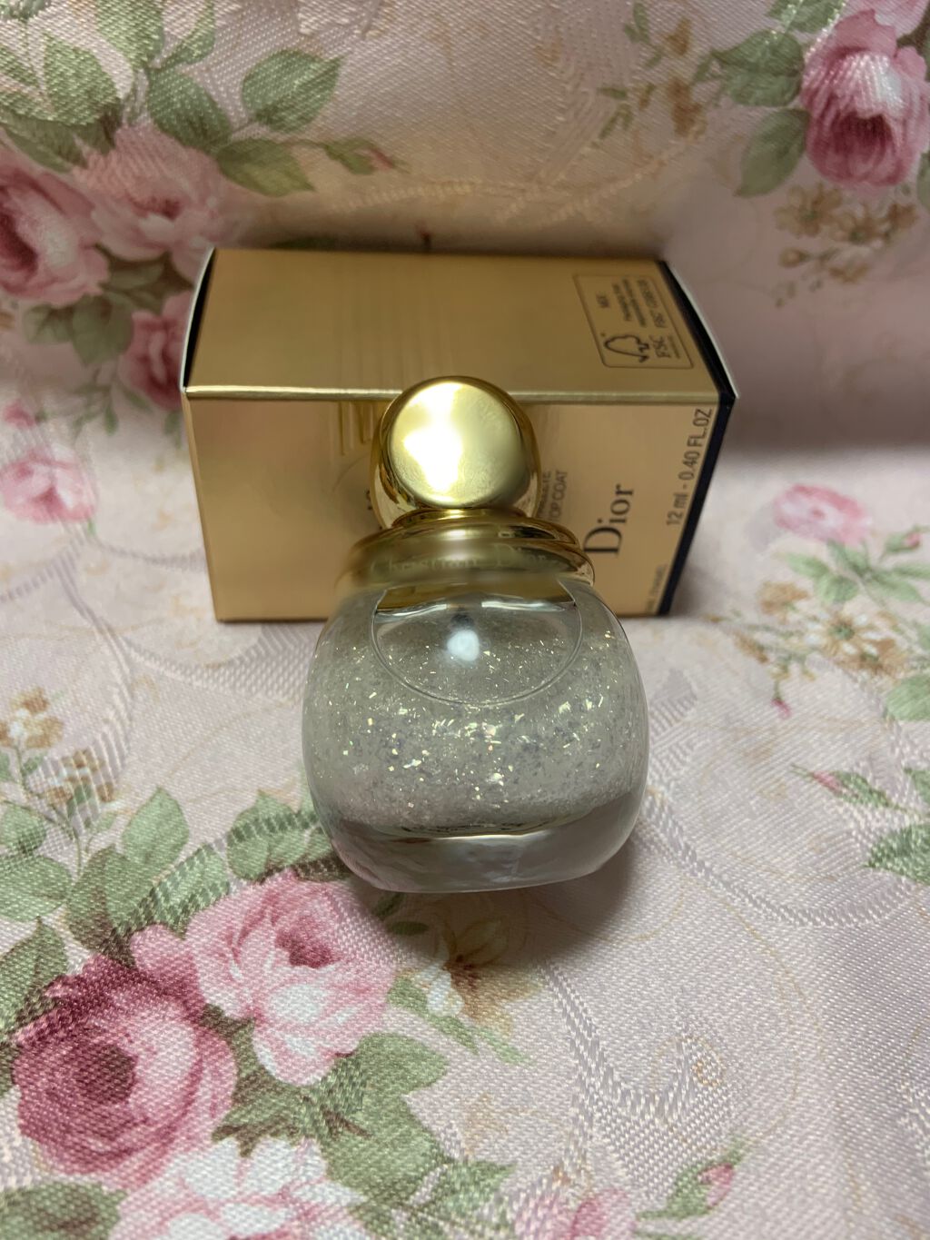 ディオリフィック グリッター トップ コート/Dior/ネイルトップコートを使ったクチコミ（1枚目）