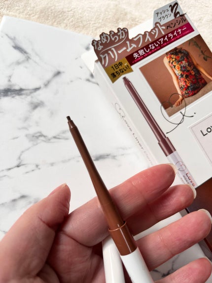 クリームフィットペンシル<アイライナー>/ラブ・ライナー/ペンシルアイライナーを使ったクチコミ(4枚目)