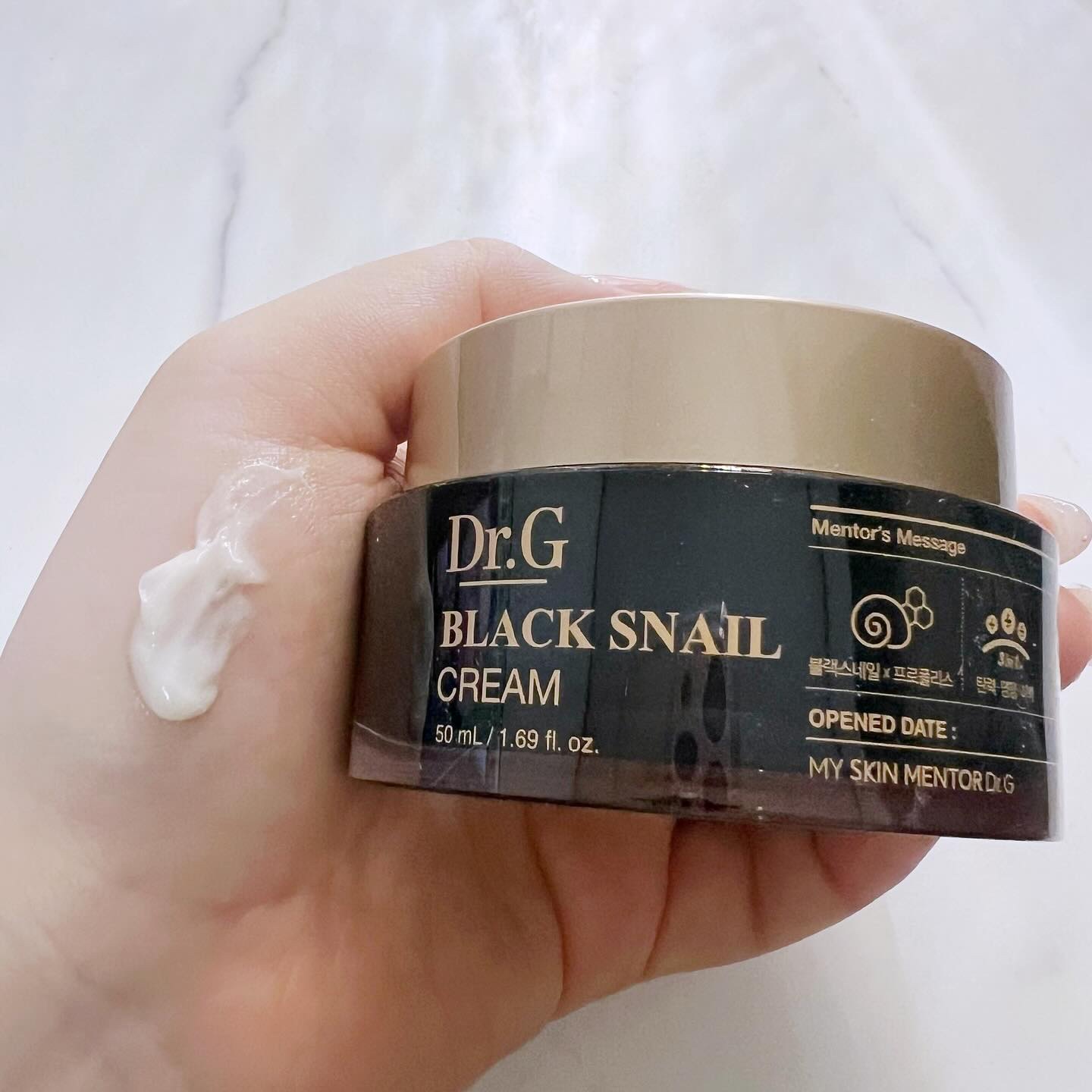 ブラックスネイル クリーム/Dr.G/フェイスクリームを使ったクチコミ（3枚目）