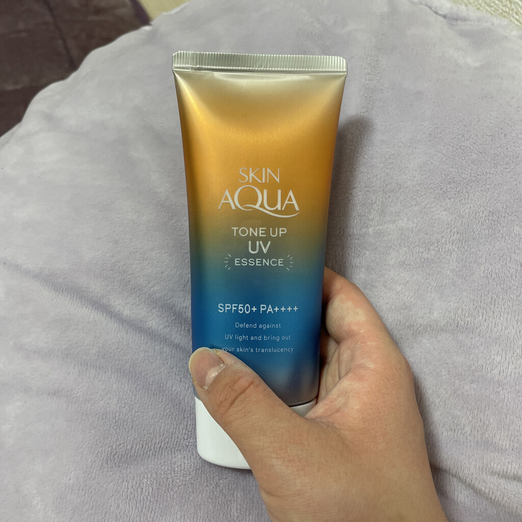 スキンアクア トーンアップUVエッセンス/スキンアクア/日焼け止めクリームを使ったクチコミ（1枚目）