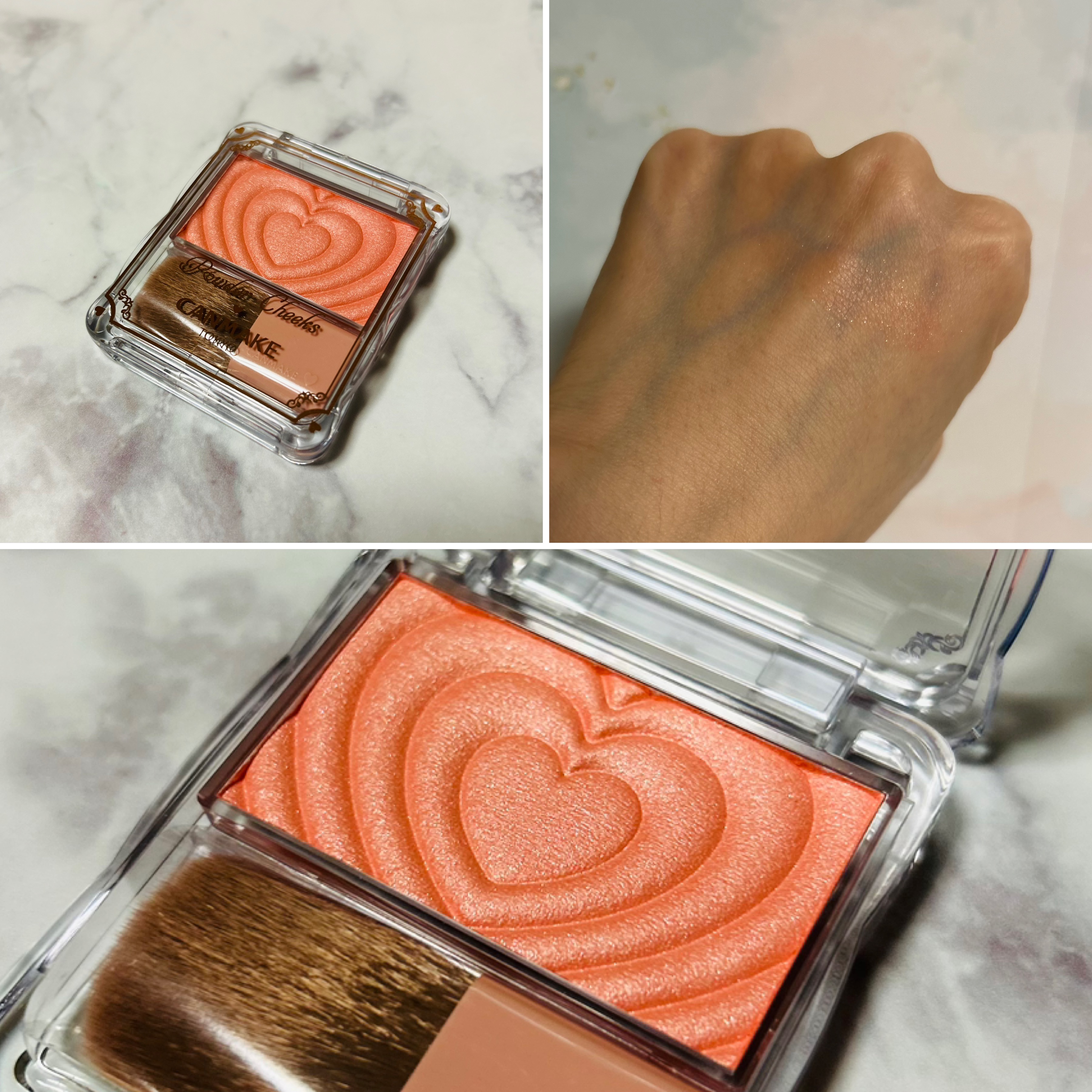 パウダーチークス/キャンメイク/パウダーチークを使ったクチコミ（2枚目）