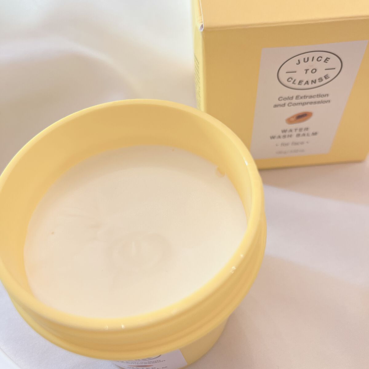 ウォーターウォッシュバーム/JUICE TO CLEANSE/スクラブ・ゴマージュを使ったクチコミ(3枚目)