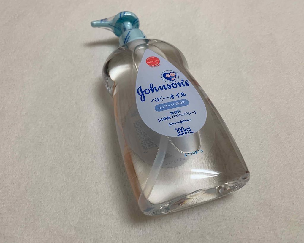 ジョンソン ベビーオイル 無香料/ジョンソンベビー/ボディオイルを使ったクチコミ（1枚目）