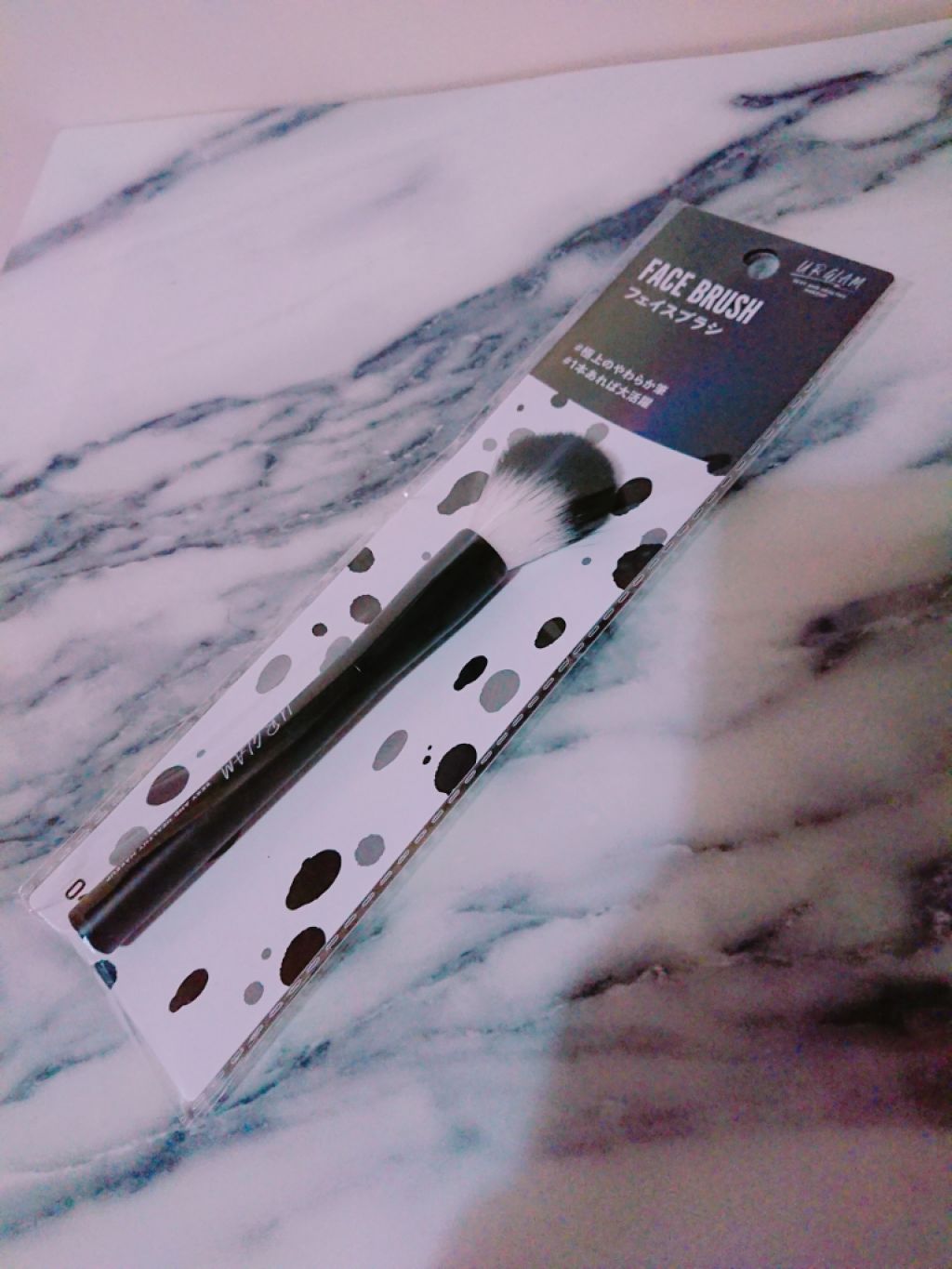 UR GLAM CHEEK BRUSH/U R GLAM/メイクブラシを使ったクチコミ(4枚目)