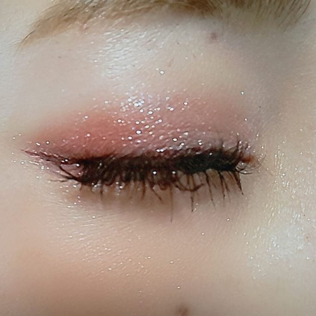 きつね on LIPS 「今日のメイク🐥セザンヌのシングルアイシャドウとキンキラギンを混..」(3枚目)