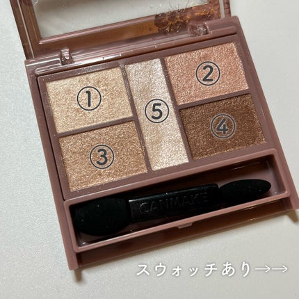 パーフェクトスタイリストアイズ/キャンメイク/アイシャドウパレットを使ったクチコミ(4枚目)