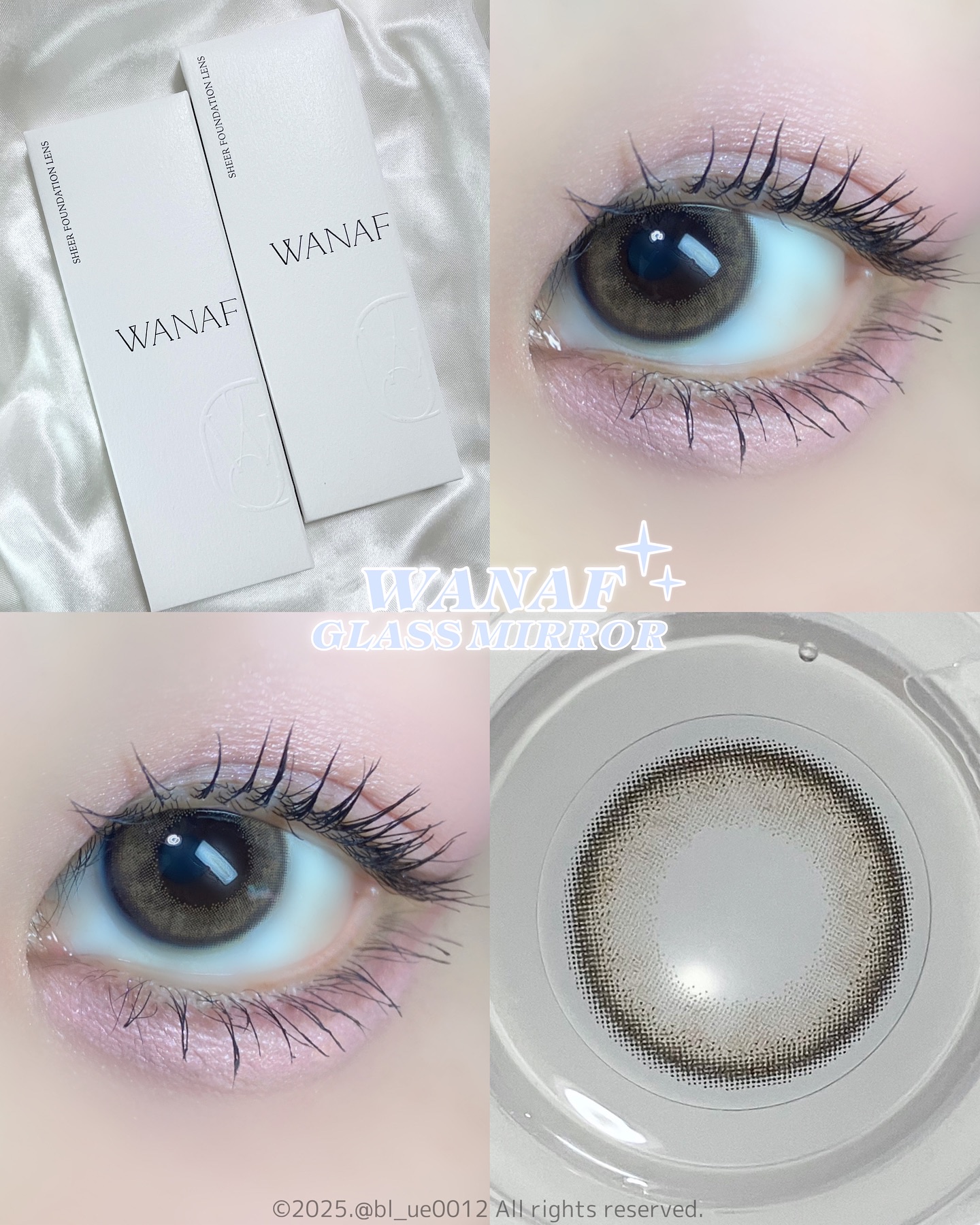 WANAF 1day グラスミラー(GLASS MIRROR)/WANAF/ワンデー（１DAY）カラコンを使ったクチコミ（1枚目）