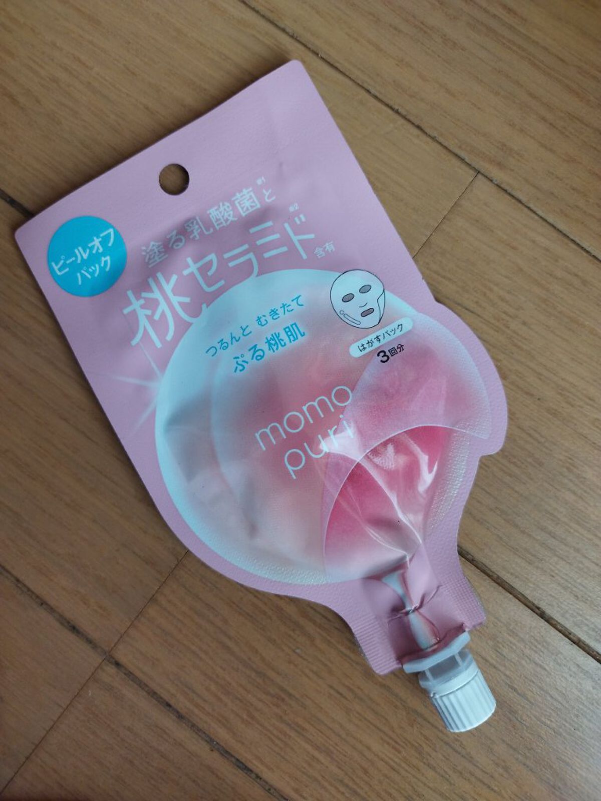 ももぷり フレッシュピールオフパック/ももぷり/ピーリングを使ったクチコミ（1枚目）