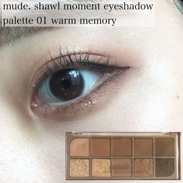 【mude. shawl moment eyeshadow palette 01 warm memory】

お値段➡️2800円



◆メイク工程
1⃣ ①をアイホールより少し広めに
2️⃣ ②と③