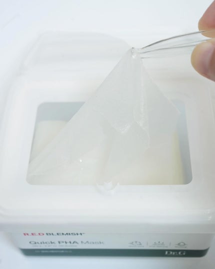 レッドブレミッシュクイックPHAシートマスク/Dr.G/シートマスク・パックを使ったクチコミ(4枚目)