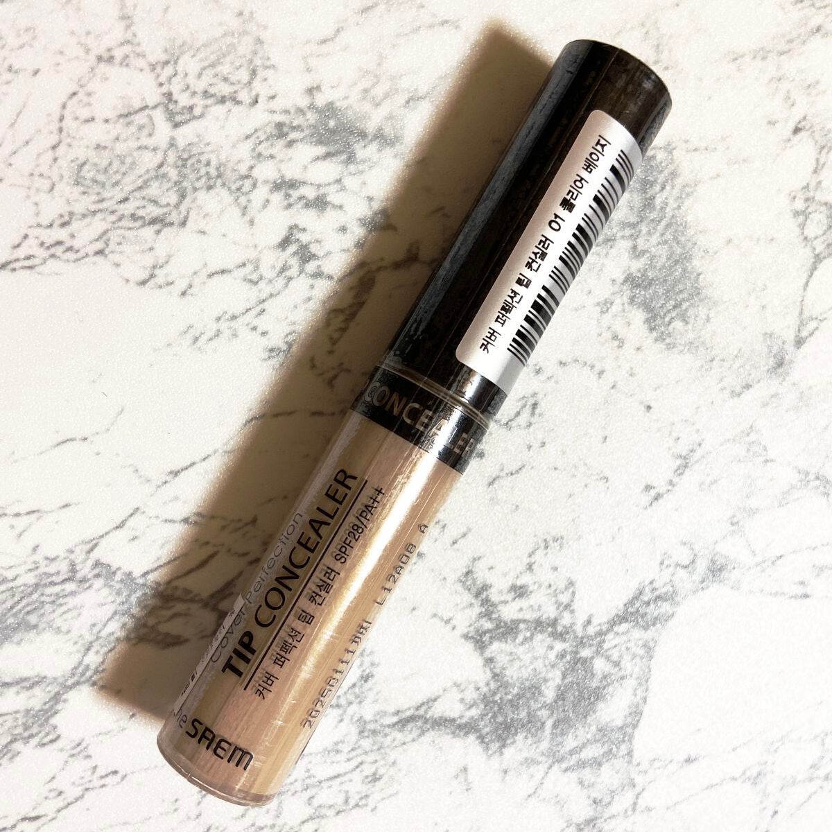 カバーパーフェクション チップコンシーラー/the SAEM/リキッドコンシーラーを使ったクチコミ(2枚目)