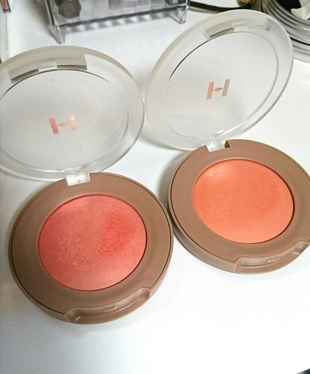 トゥルーディメンショングロウチーク/hince/パウダーチークを使ったクチコミ（2枚目）