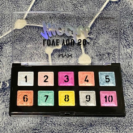 ラブ ユー ソー モッチ シャドウ パレット/NYX Professional Makeup/ジェル・クリームアイシャドウを使ったクチコミ(4枚目)