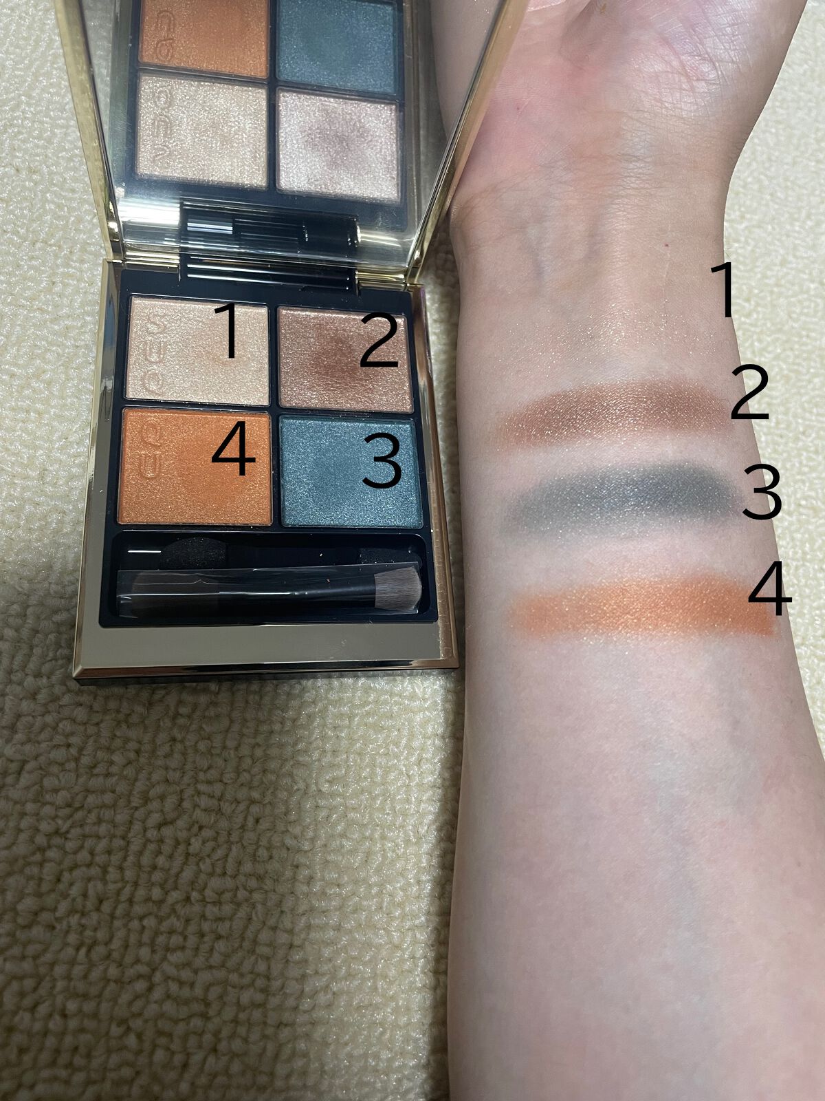 シグニチャー カラー アイズ/SUQQU/アイシャドウパレットを使ったクチコミ(3枚目)