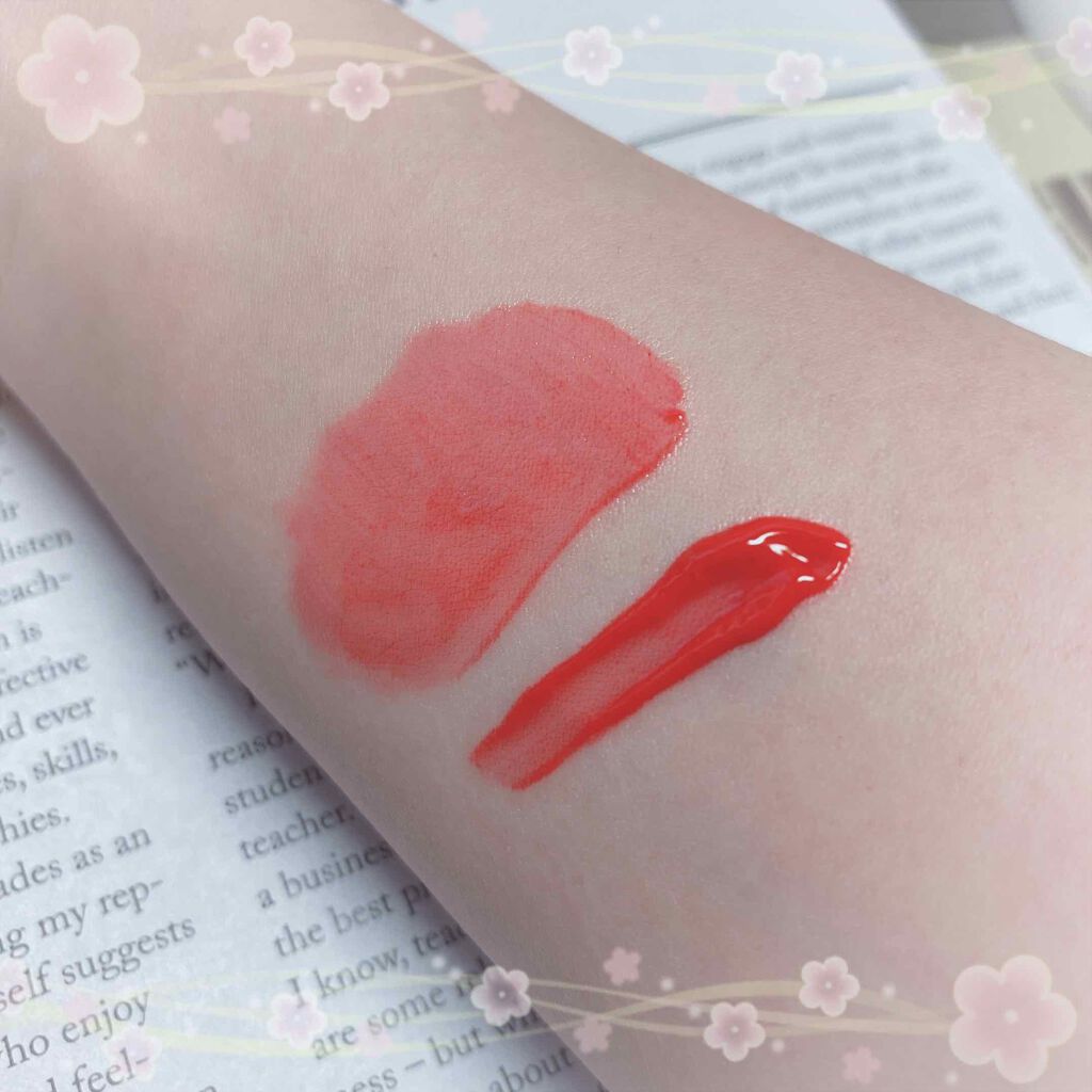 グラスティングウォーターティント/rom&nd/リップティントを使ったクチコミ(2枚目)